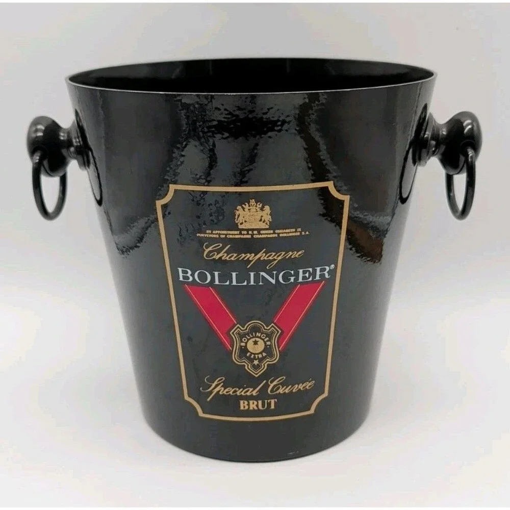 VINTAGE FRENCH CHAMPAGNE BOLLINGER  ALUMINIUM BUCKET / COOLER